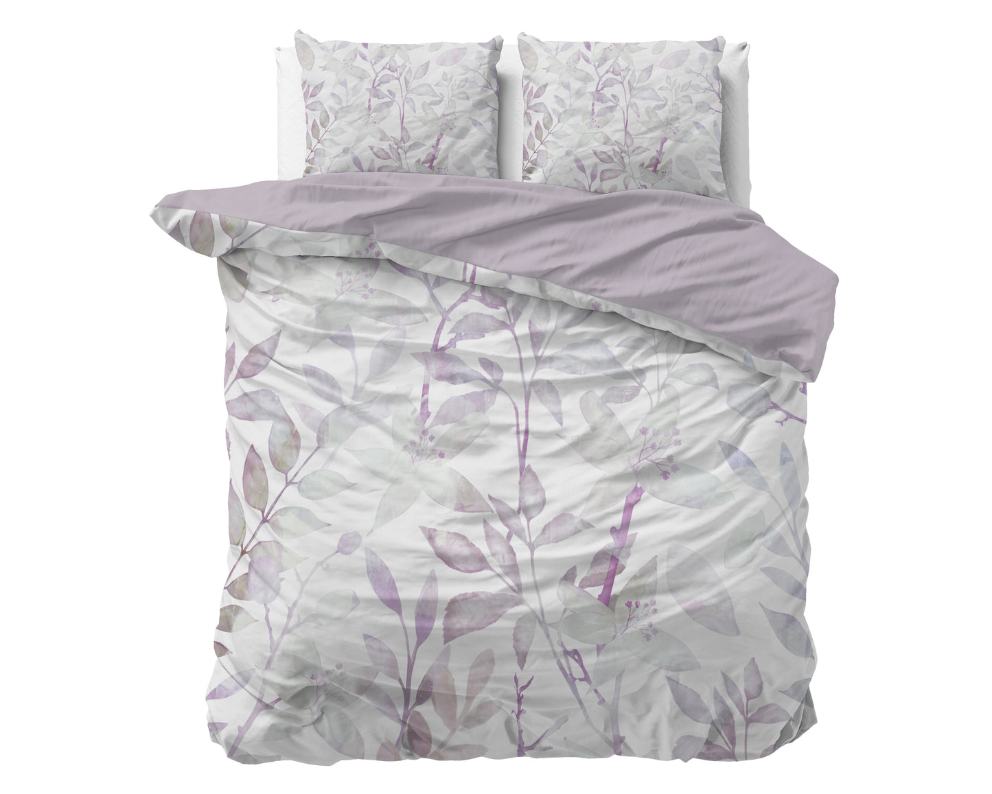 Duvet Cover Set Water leaves White 240 x 200/220