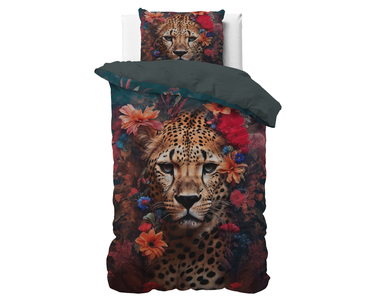 Duvet Cover Set Leopardo Multi 140 x 200/220