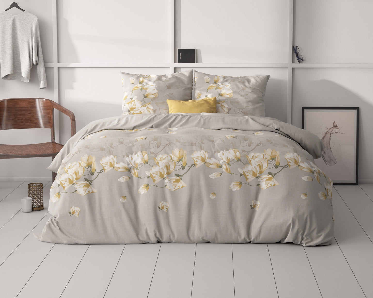 Duvet Cover Set Summer flower Sand 200 x 220