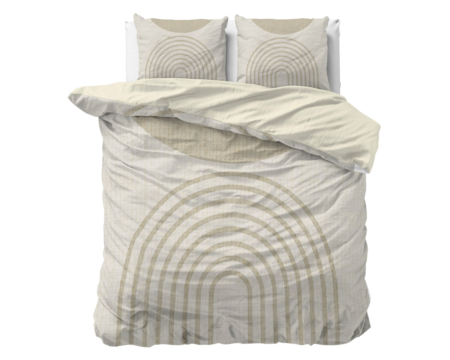 Duvet Cover Set Lobna Beige 240 x 200/220