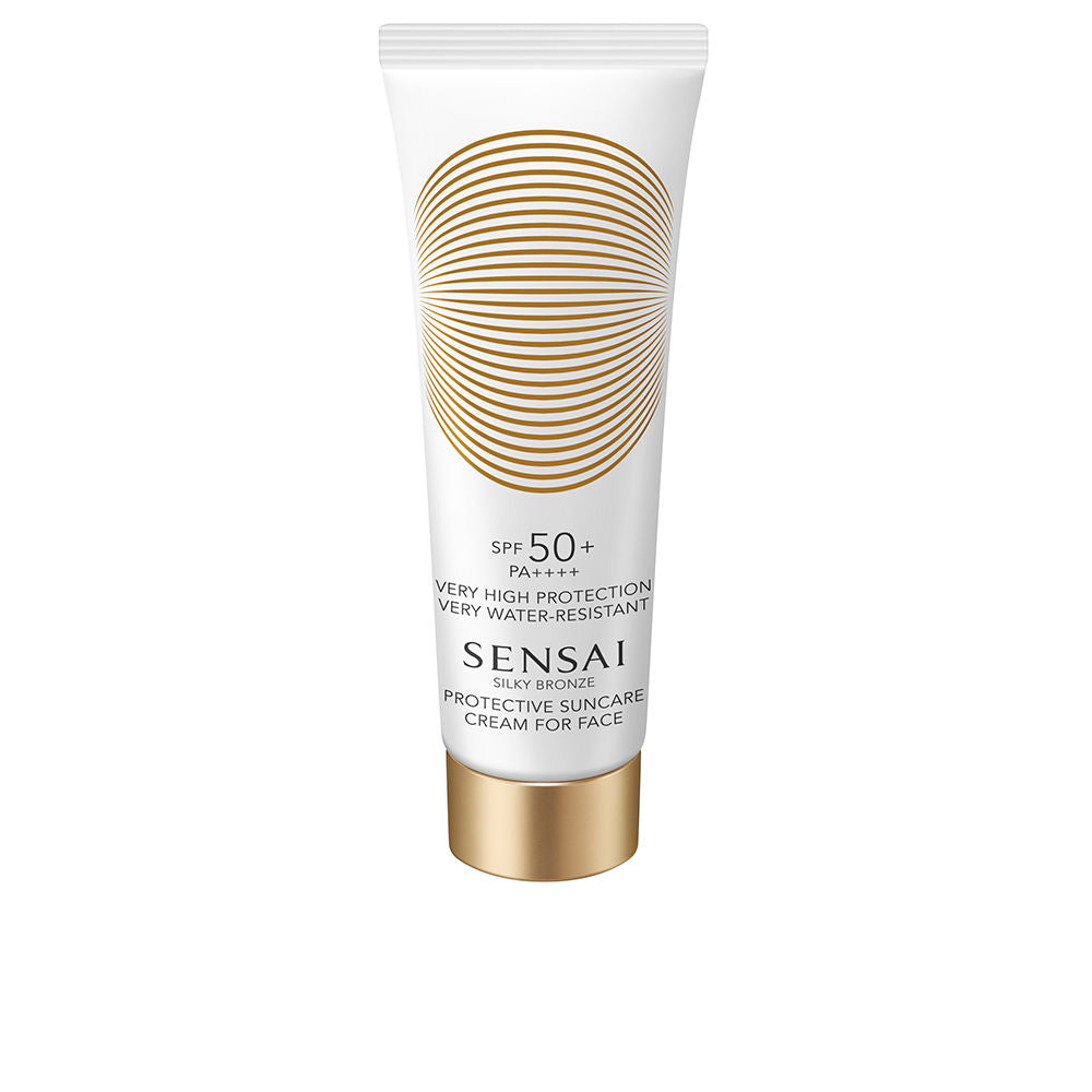 SILKY BRONZE protective suncare cream for face SPF50+ 50 ml