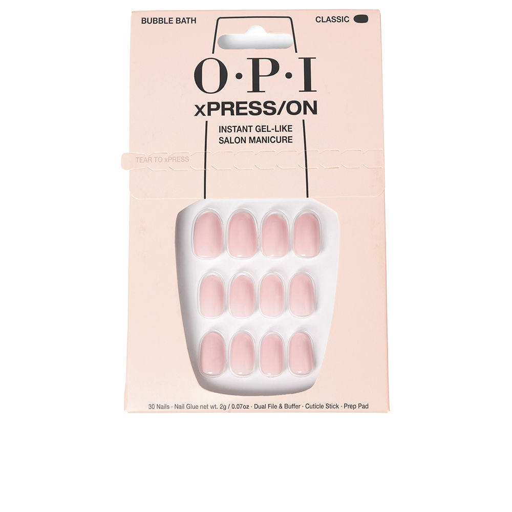 OPI xPRESS/ON Artificial Nails Iconic Shades #Bubble Bath 30 u
