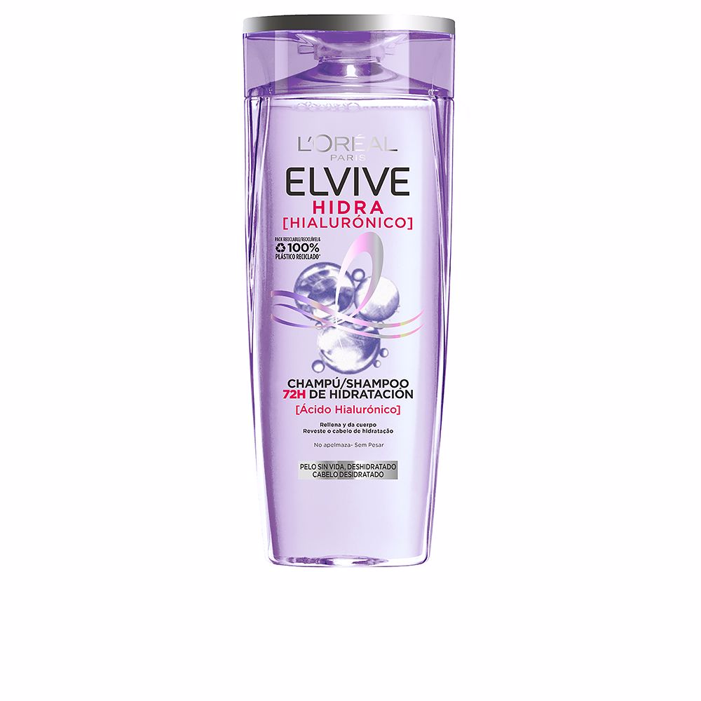 ELVIVE HIDRA HIALURÓNICO champú 72h hidratación 370 ml