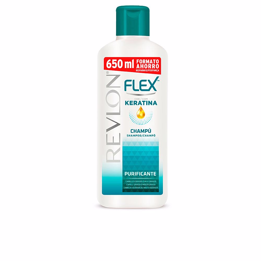 FLEX KERATIN purifying oily hair shampoo 650 ml