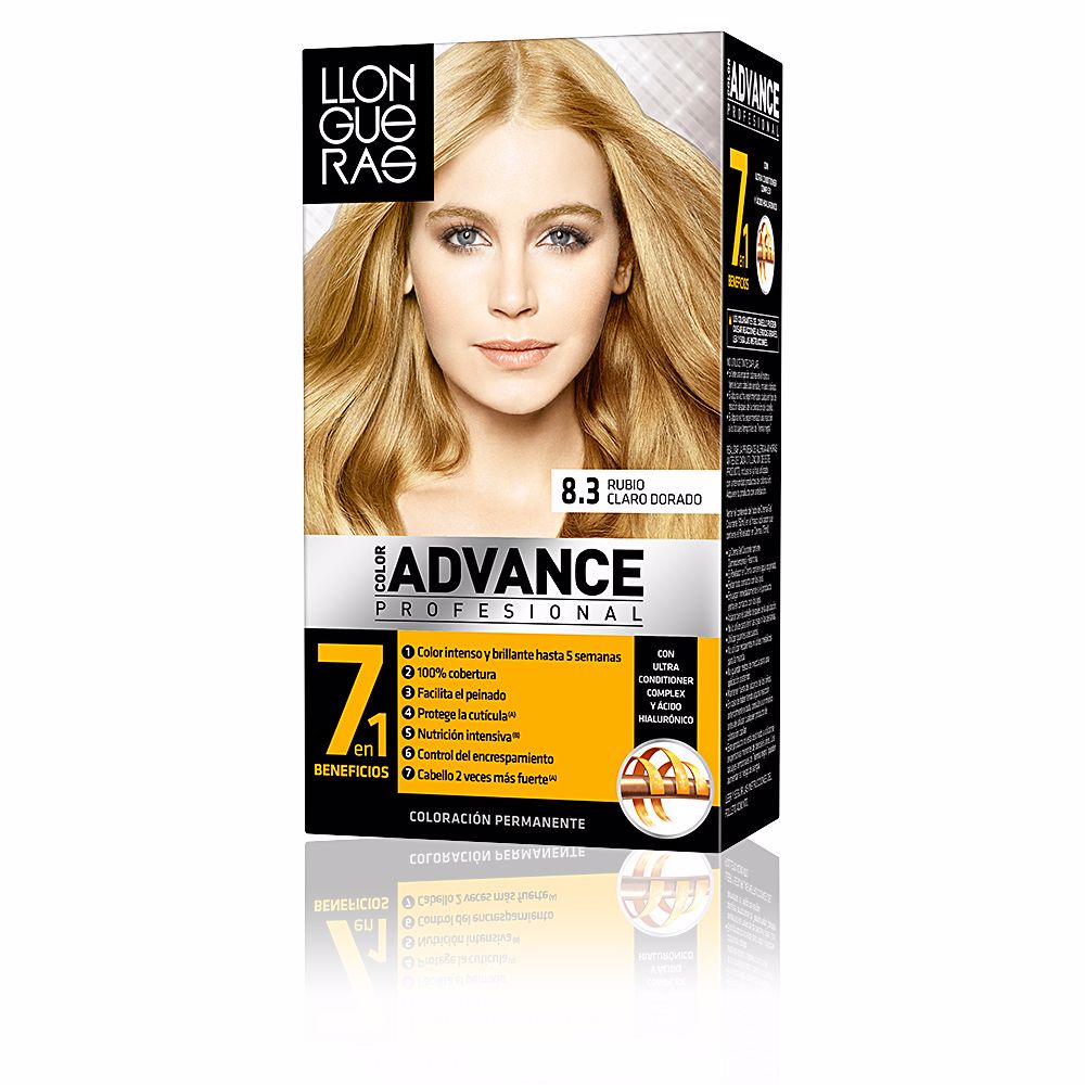 COLOR ADVANCE #8,3-rubio claro dorado 1 u