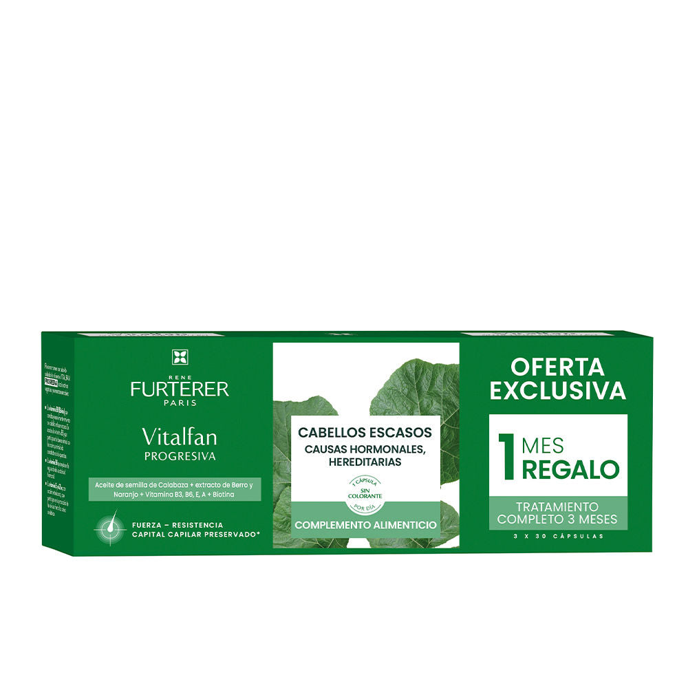 VITALFAN PROGRESSIVE HAIR LOSS food supplement 3 x 30 capsules