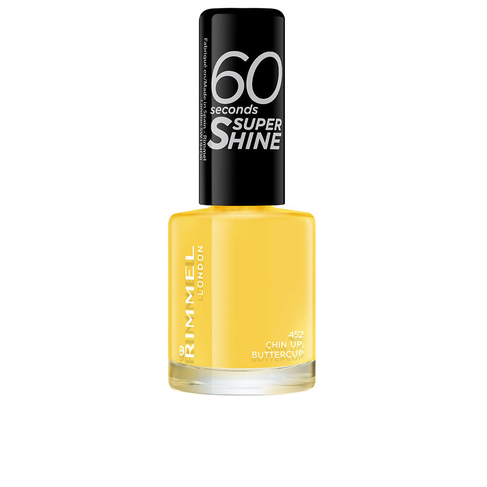 Rimmel London 60 Seconds Super Shine Nail Polish #452-Chin Up Buttercup 8 Ml - Salevare.com