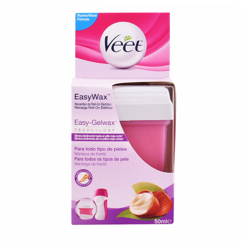 Veet Easy Wax Roll-On Recambio Piernas/Brazos 50 Ml