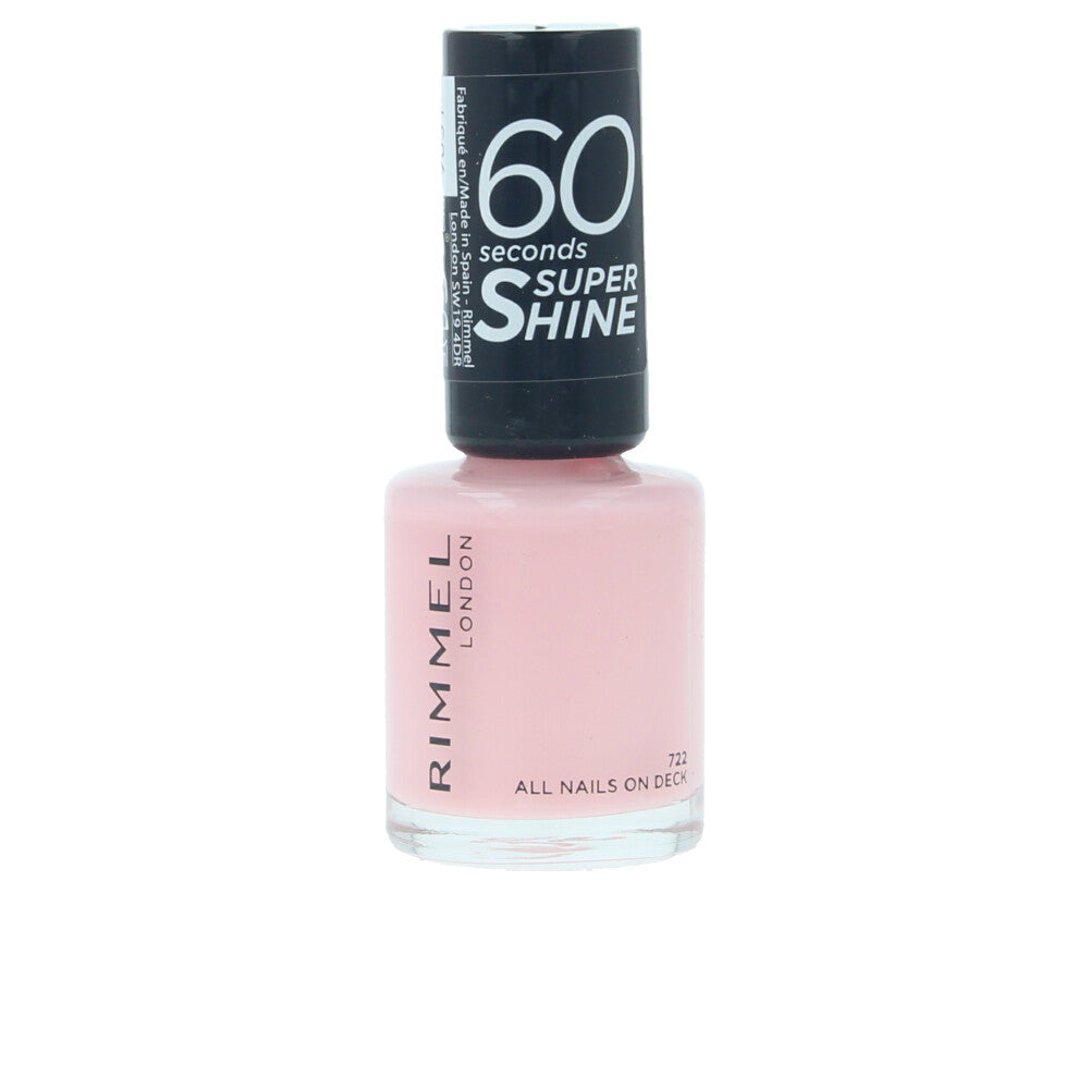 Rimmel London 60 Seconds Super Shine Esmalte De Uñas #722-All Nails On Deck 8 Ml - Salevare.com