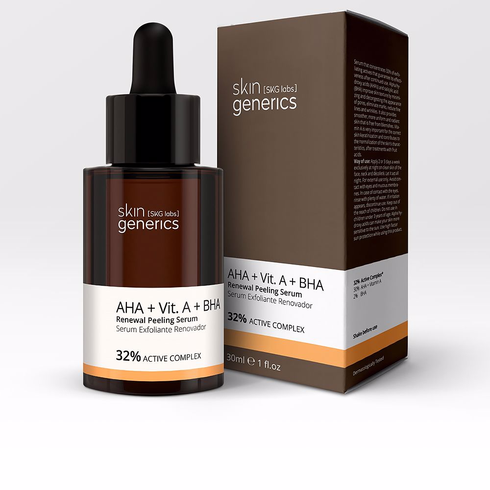Skin Generics Aha + Vit A + Bha 32% Renewal Peeling Serum 30 Ml - Salevare.com