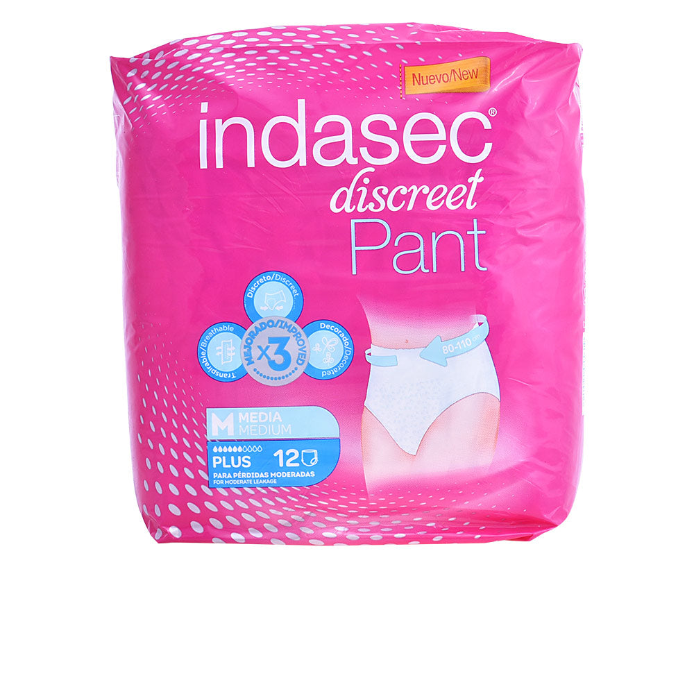 Indasec Pant Plus Medium Size 12 Units - Salevare.com