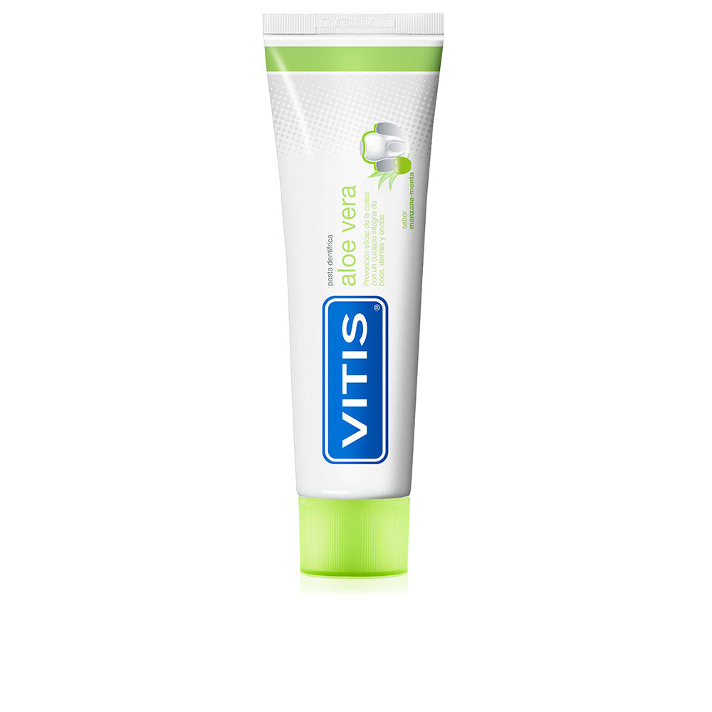 Vitis Aloe Vera Pasta Dentífrica #Manzana Menta 100 Ml - Salevare.com