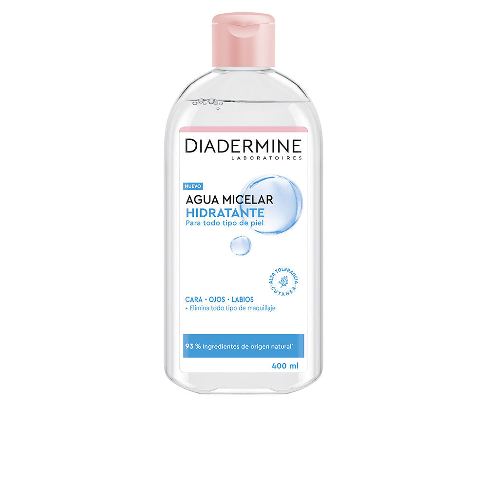 Diadermine Moisturizing Micellar Water For Face-Eyes-Lips 400 Ml - Salevare.com