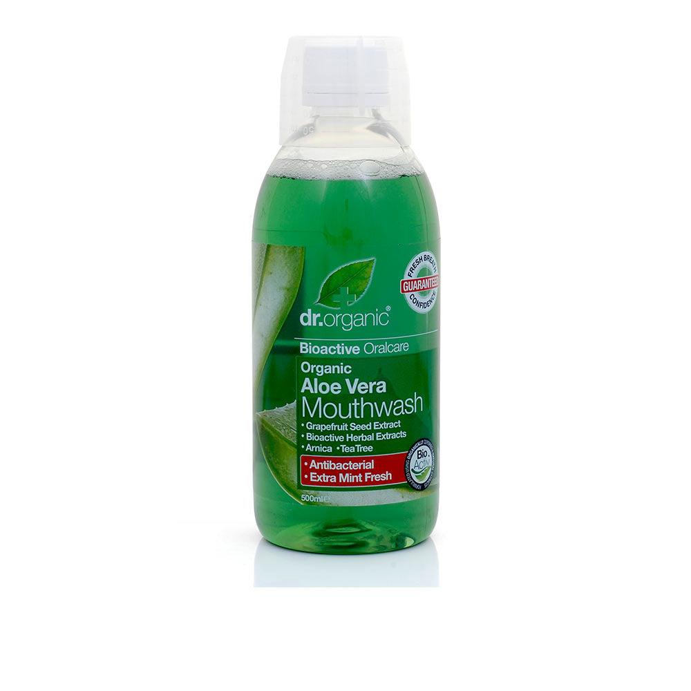 Dr. Organic Aloe Vera Enjuague Bucal 500 Ml - Salevare.com