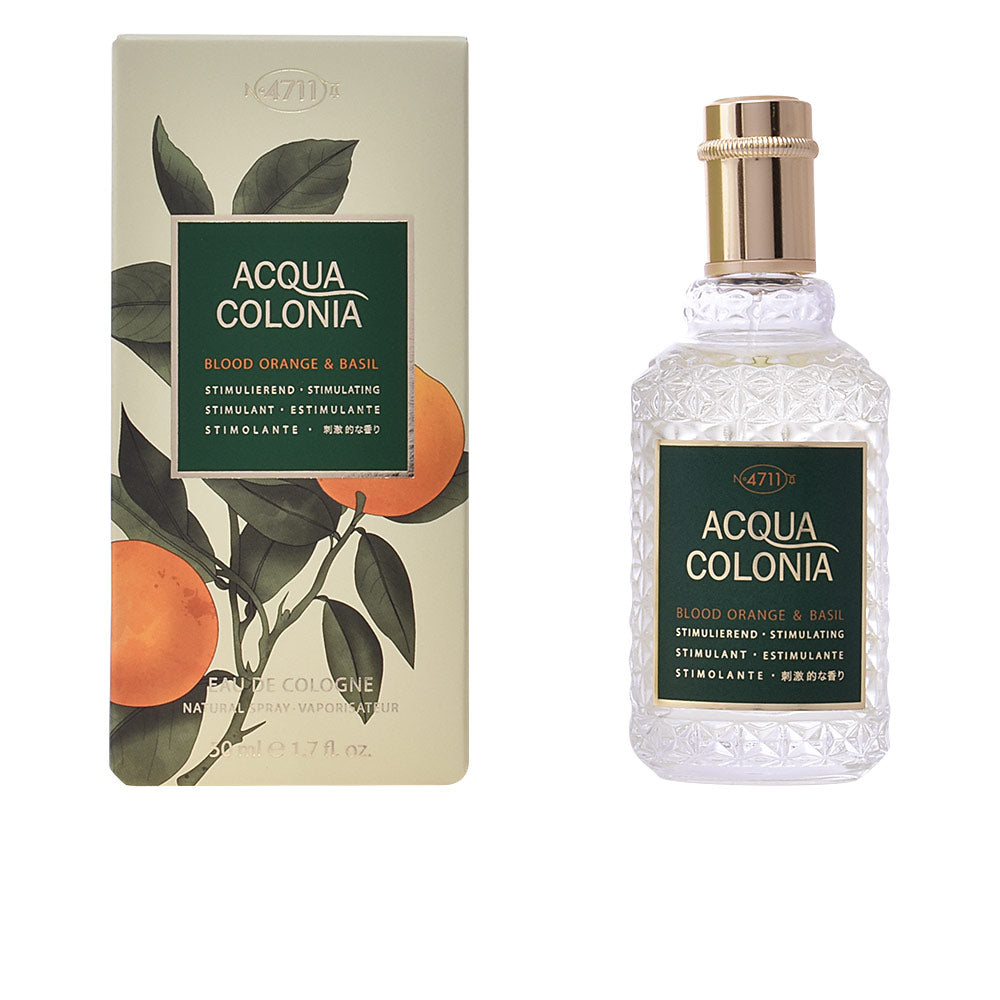 4711 Acqua Colonia Blood Orange & Basil Eau De Cologne Splash & Spray 50 Ml - Salevare.com