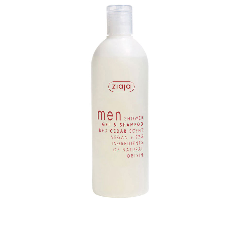 Ziaja Men Shower Gel And Red Cedar Shampoo 400 Ml - Salevare.com