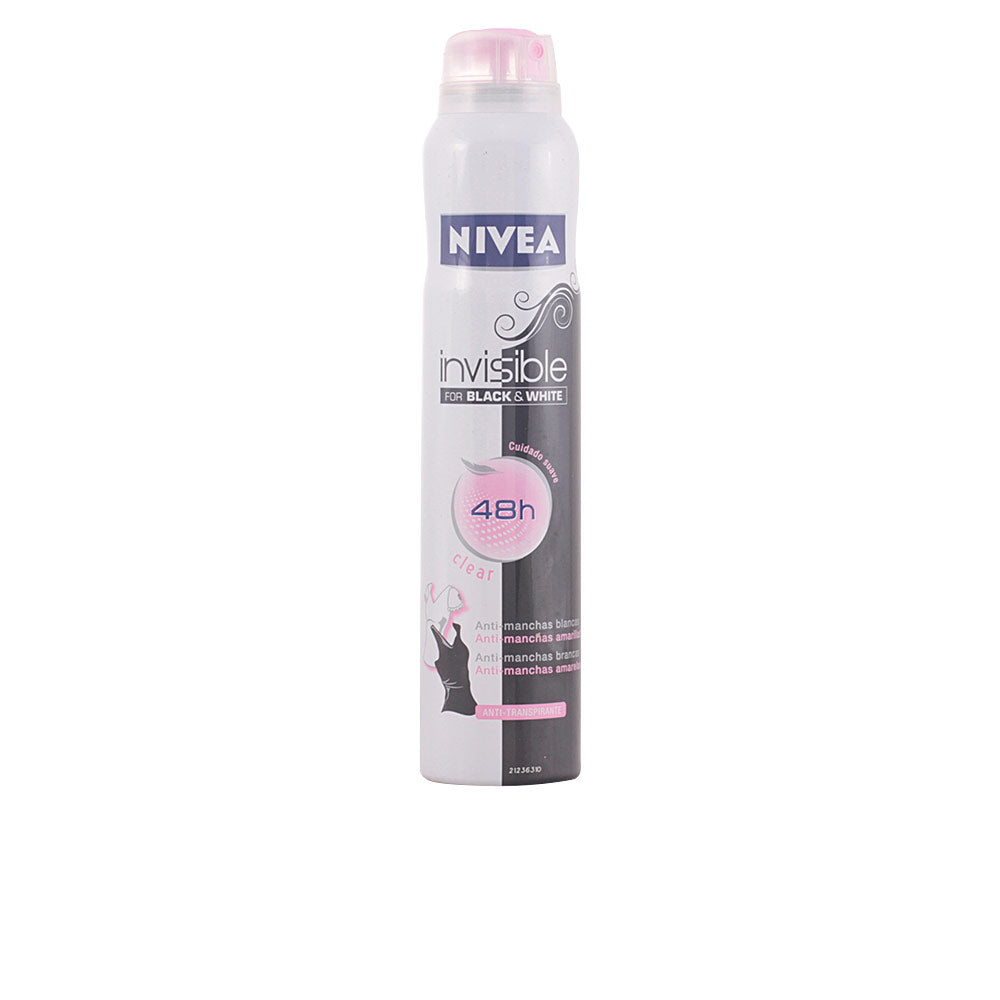 Nivea Black & White Invisible Deodorant Spray 200 Ml - Salevare.com