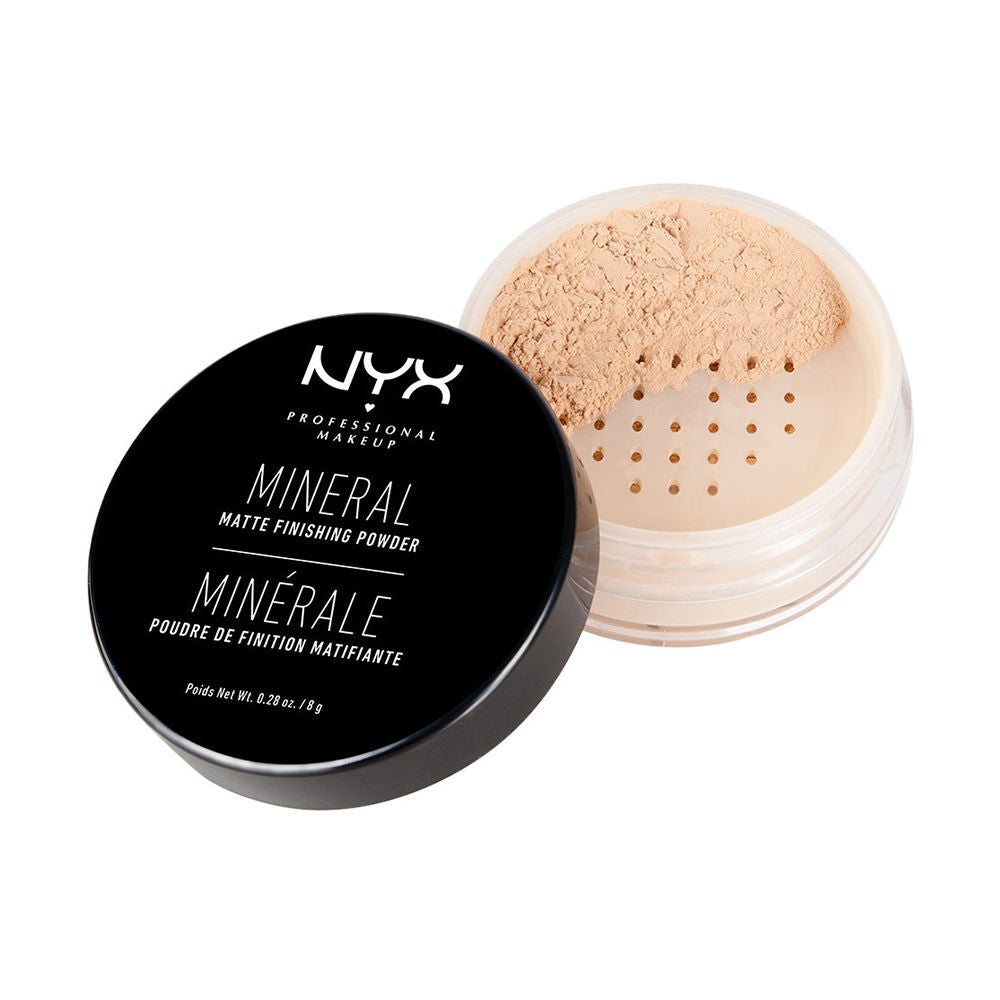 Nyx Professional Make Up Mineral Matte Finishing Powder #Light/Medium 8 Gr - Salevare.com