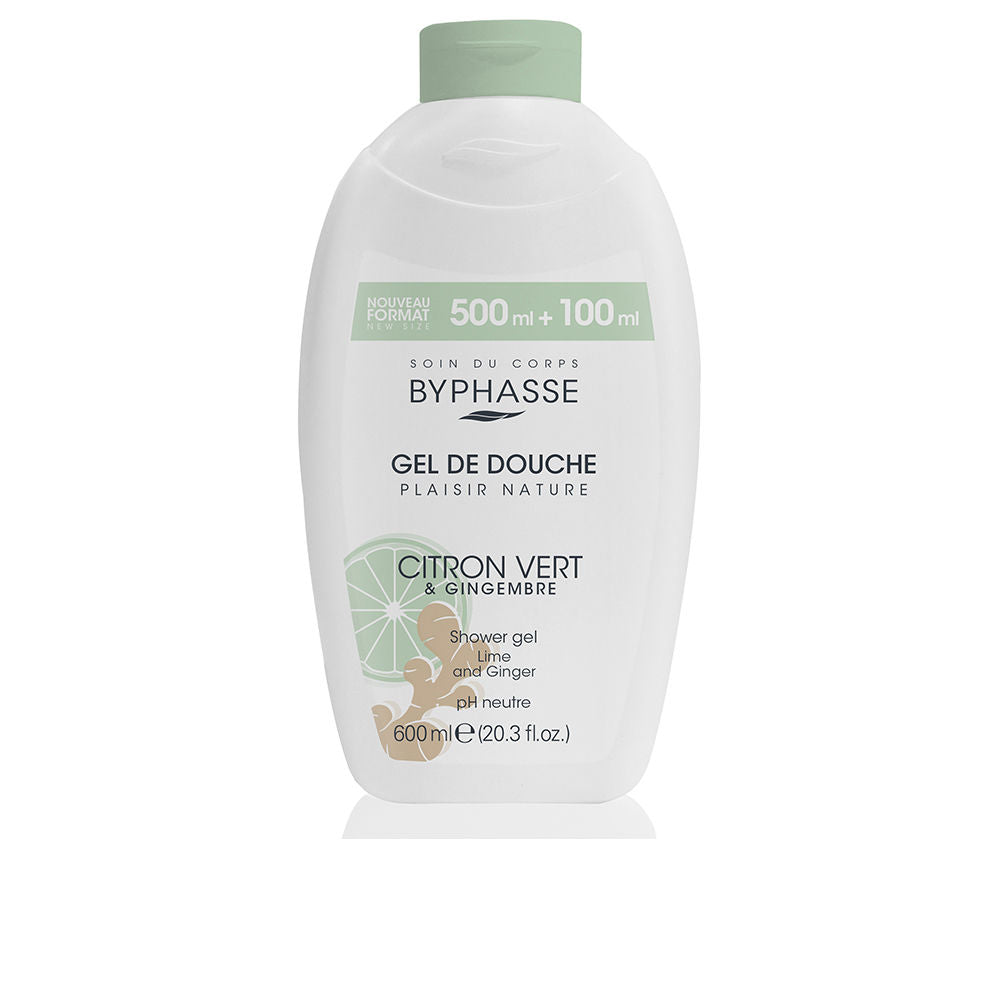 Byphasse Citron Vert &Amp; Ginger Shower Gel 600 Ml - Salevare.com