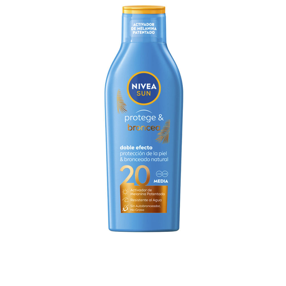 Nivea Sun Protection &Amp; Tanning Milk Spf20 200 Ml - Salevare.com