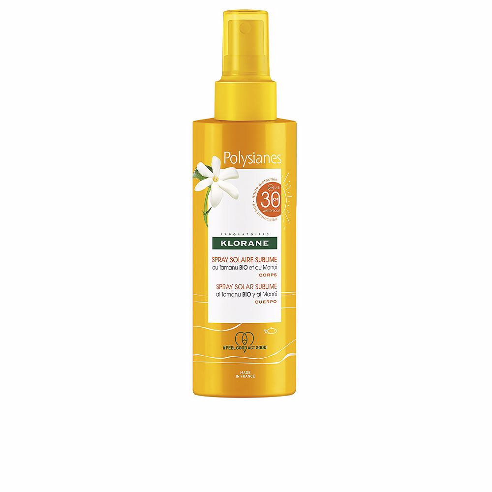 Klorane Polysianes Monoï Y Tamanu Bio Body Sun Spray Spf30 200 Ml - Salevare.com