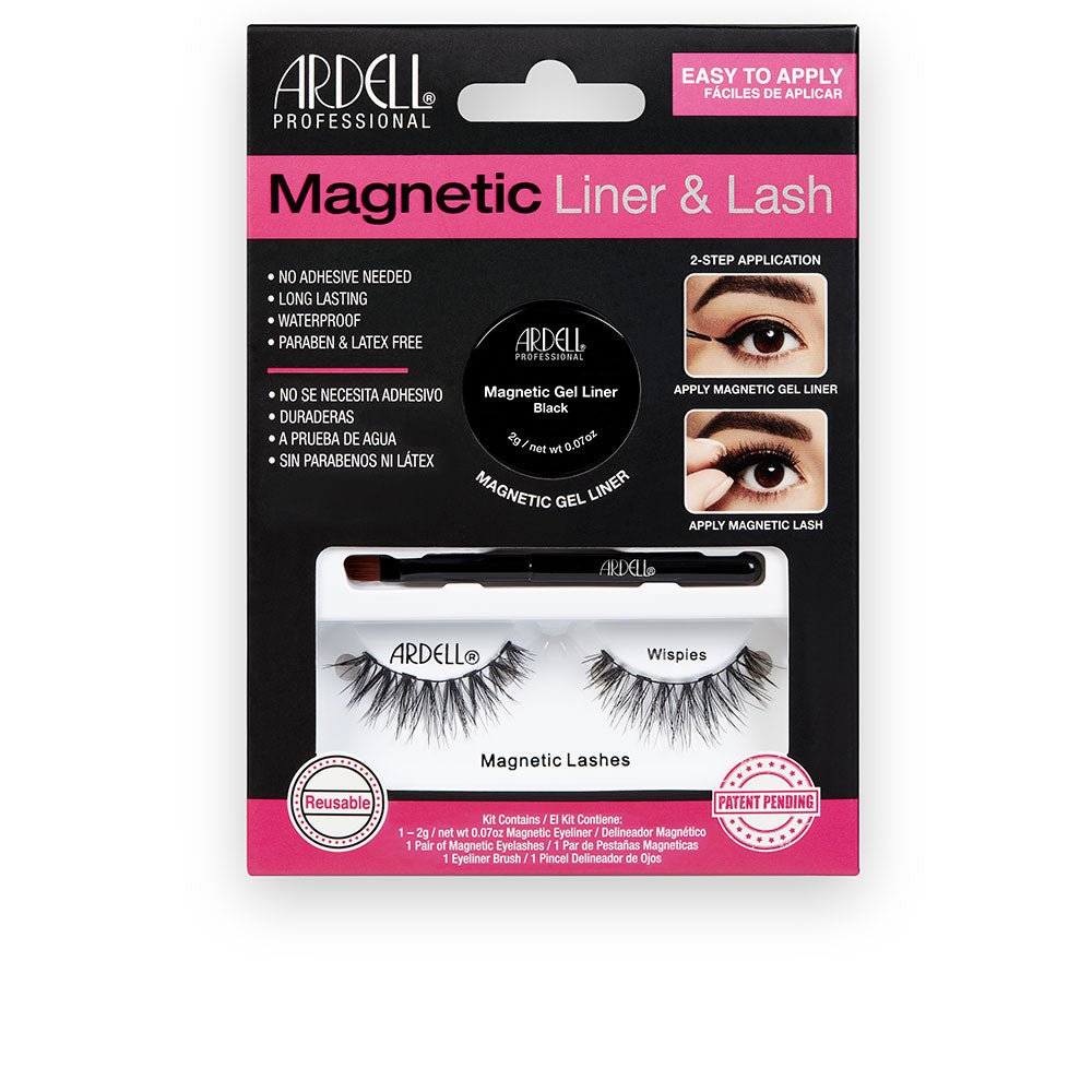 Ardell Magnetic Liner &Amp; Lash Wispies Eyelashes + Gel Liner 3 Units - Salevare.com