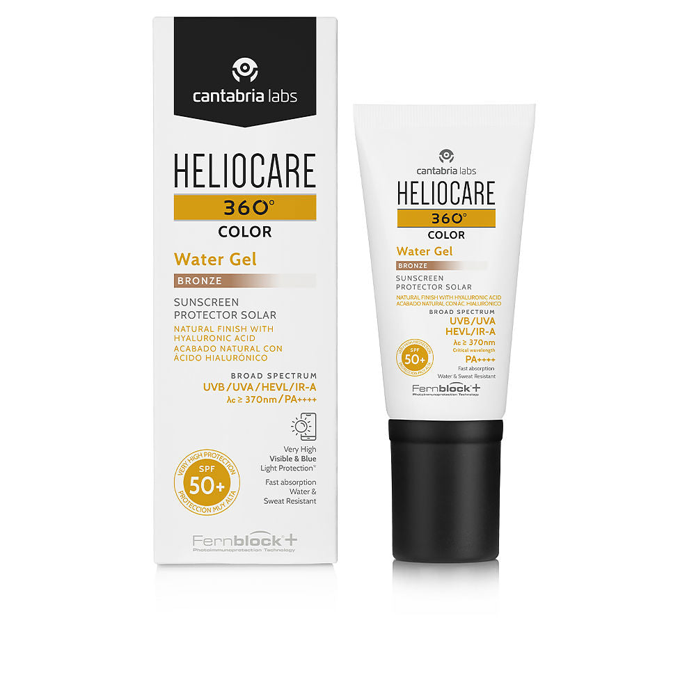 Heliocare Heliocare 360° Color Sunscreen With Aqua Gel Color Spf50+ #Bronze 50 Ml - Salevare.com