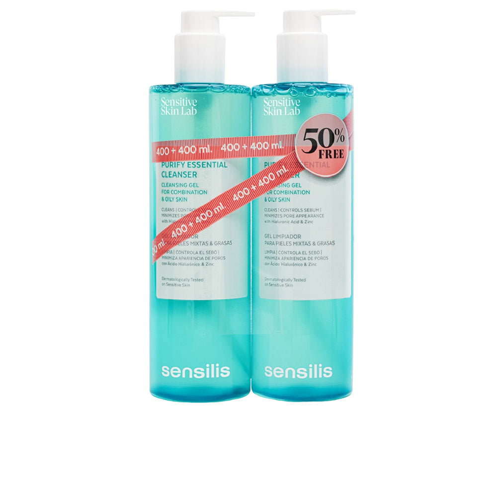 Sensilis Purify Essential Cleanser Cleansing Gel 2 X 400 Ml - Salevare.com