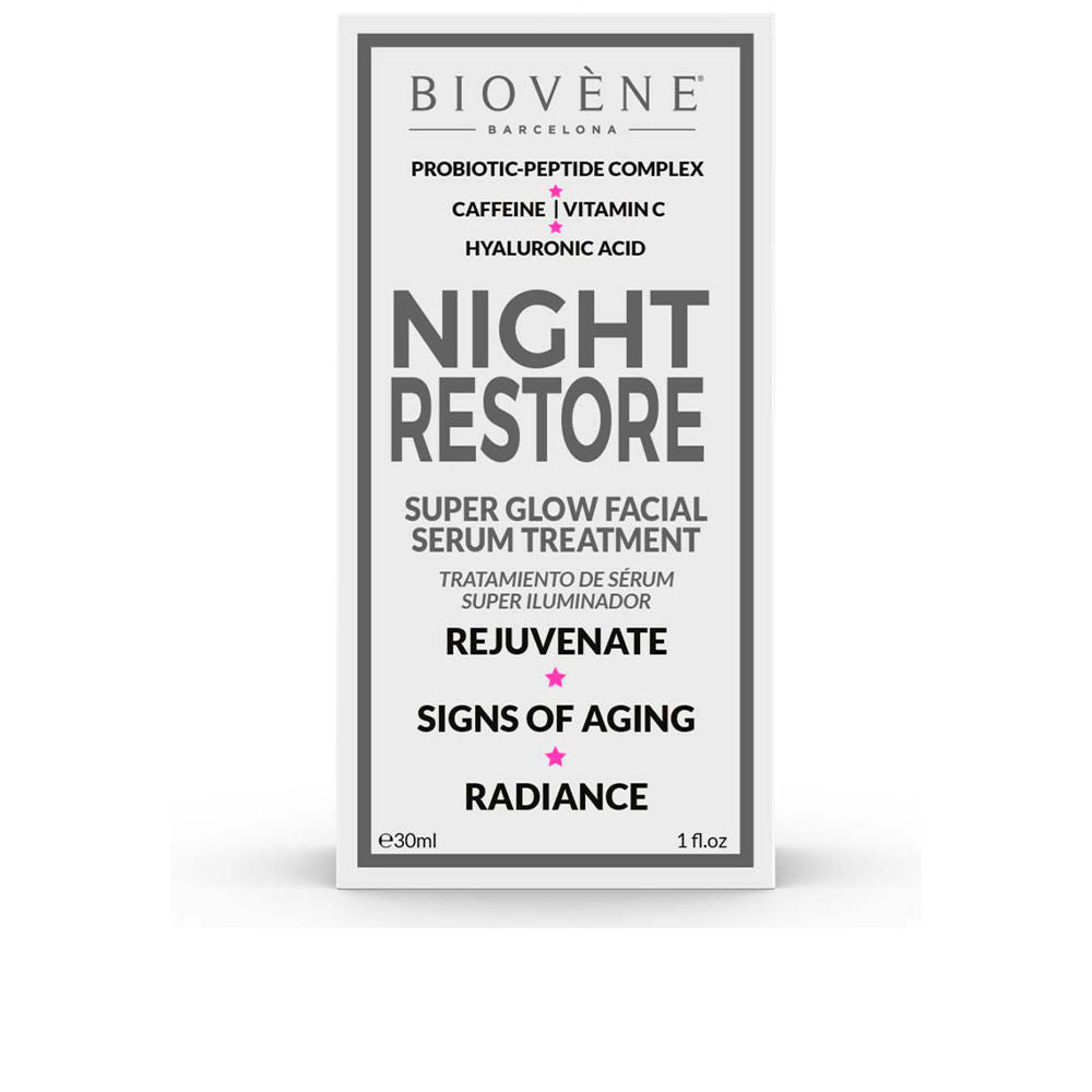 Biovène Night Restore Super Glow Facial Serum Treatment 30 Ml - Salevare.com