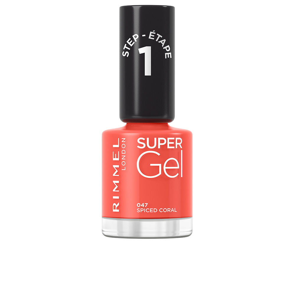 Rimmel London Super Gel Nail Polish #047-Spiced Coral 12 Ml - Salevare.com