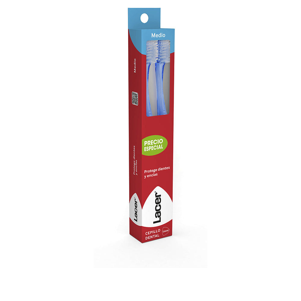Lacer Toothbrush Medium Pack 2 Units - Salevare.com