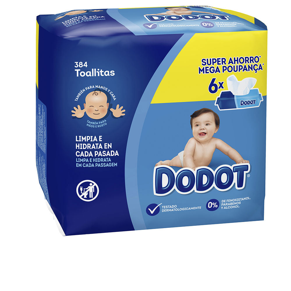 Dodot Dodot Stages Wet Wipes 384 Units - Salevare.com