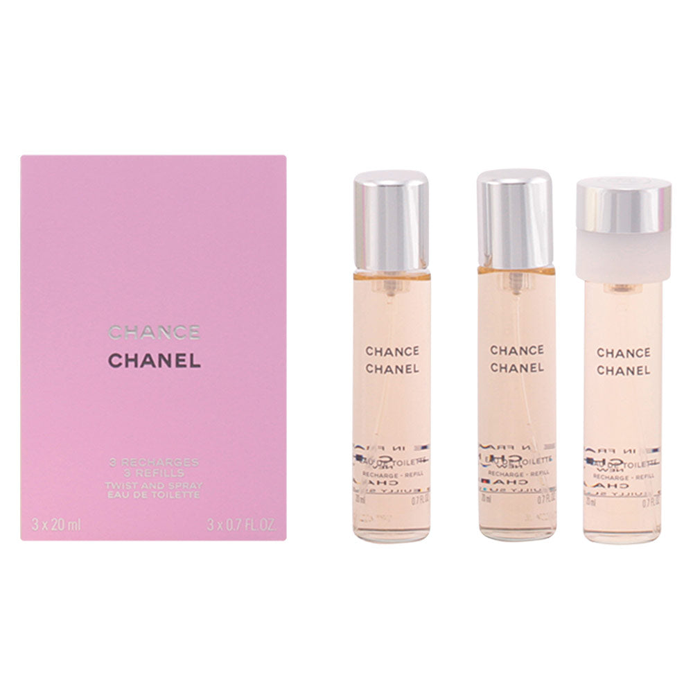 Chanel Chance Eau De Toilette Spray Twist & Spray 3 Refills 3 X 20 Ml - Salevare.com