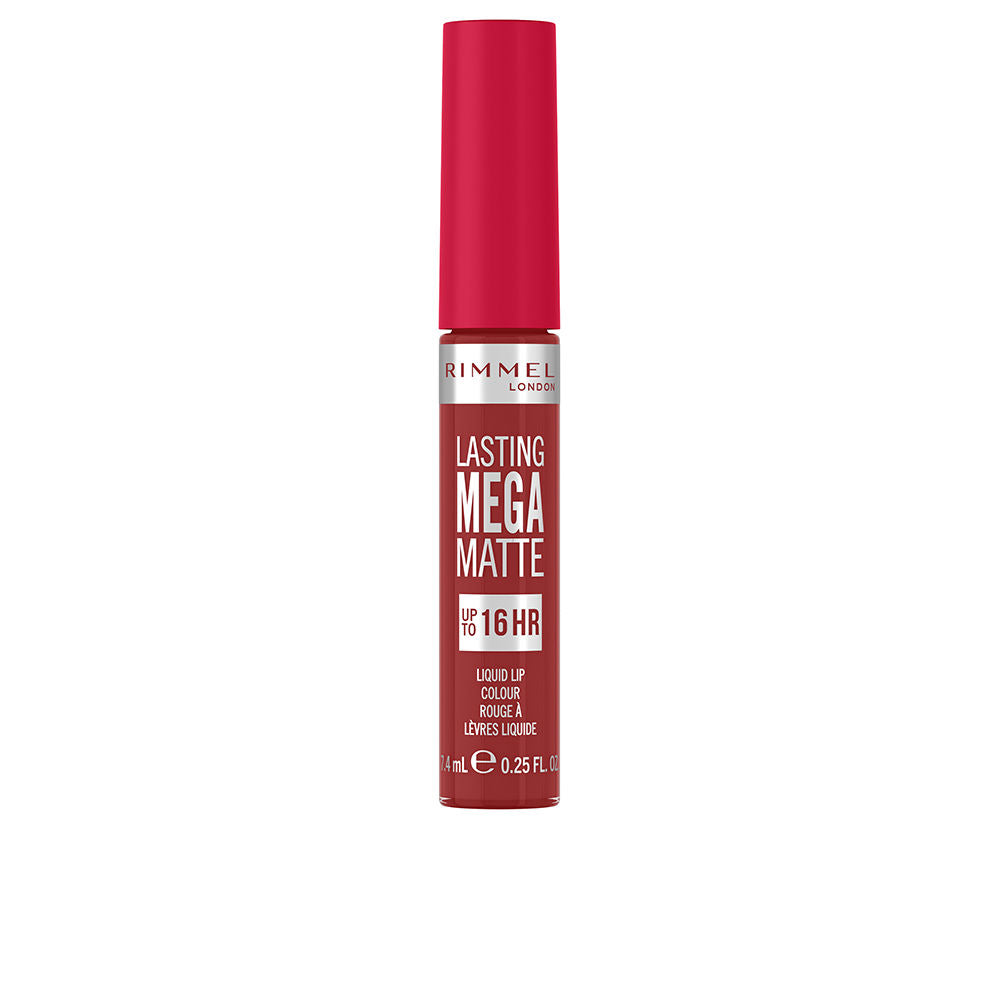 Rimmel London Lasting Mega Matte Liquid Lip Color #500-Fire Starter 7.4 Ml - Salevare.com