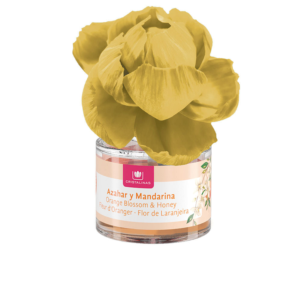 Cristalinas Scented Flower Air Freshener 0% #Orange Blossom And Mandarin 40 Ml - Salevare.com