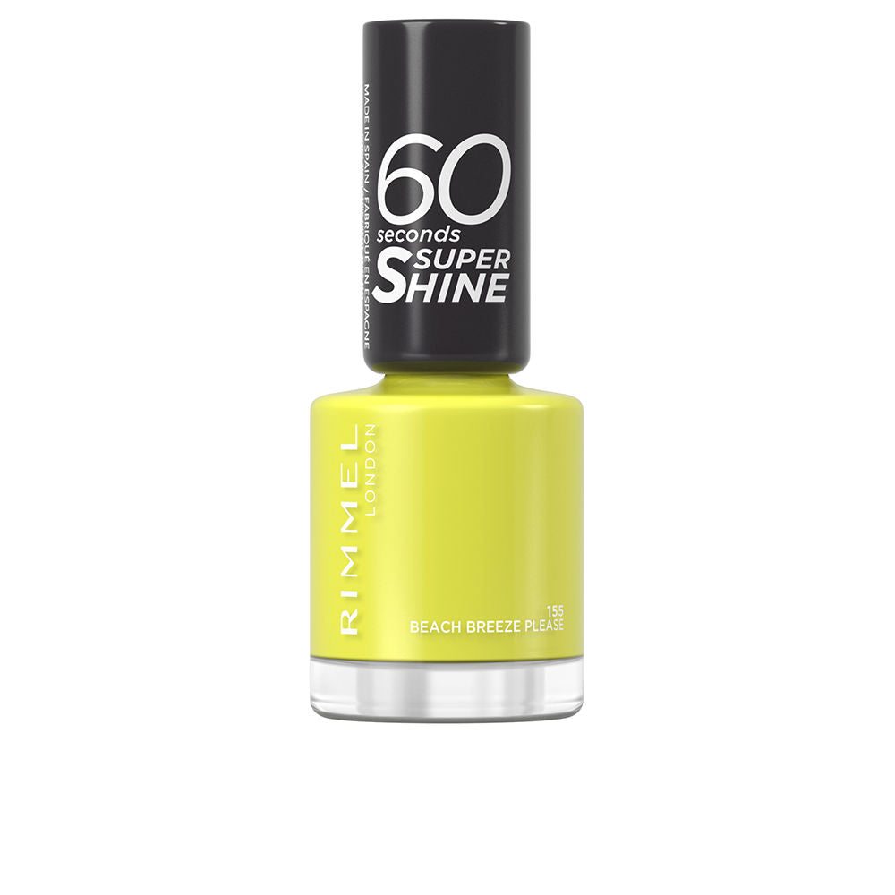 Rimmel London 60 Seconds Super Shine Esmalte De Uñas #155-Beach Breeze Please 8 Ml - Salevare.com