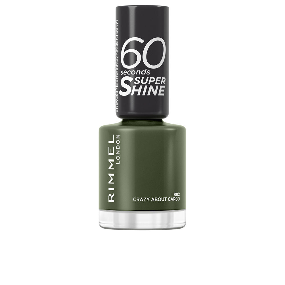 Rimmel London 60 Seconds Super Shine Nail Polish #882-Crazy About Cargo 8 Ml - Salevare.com