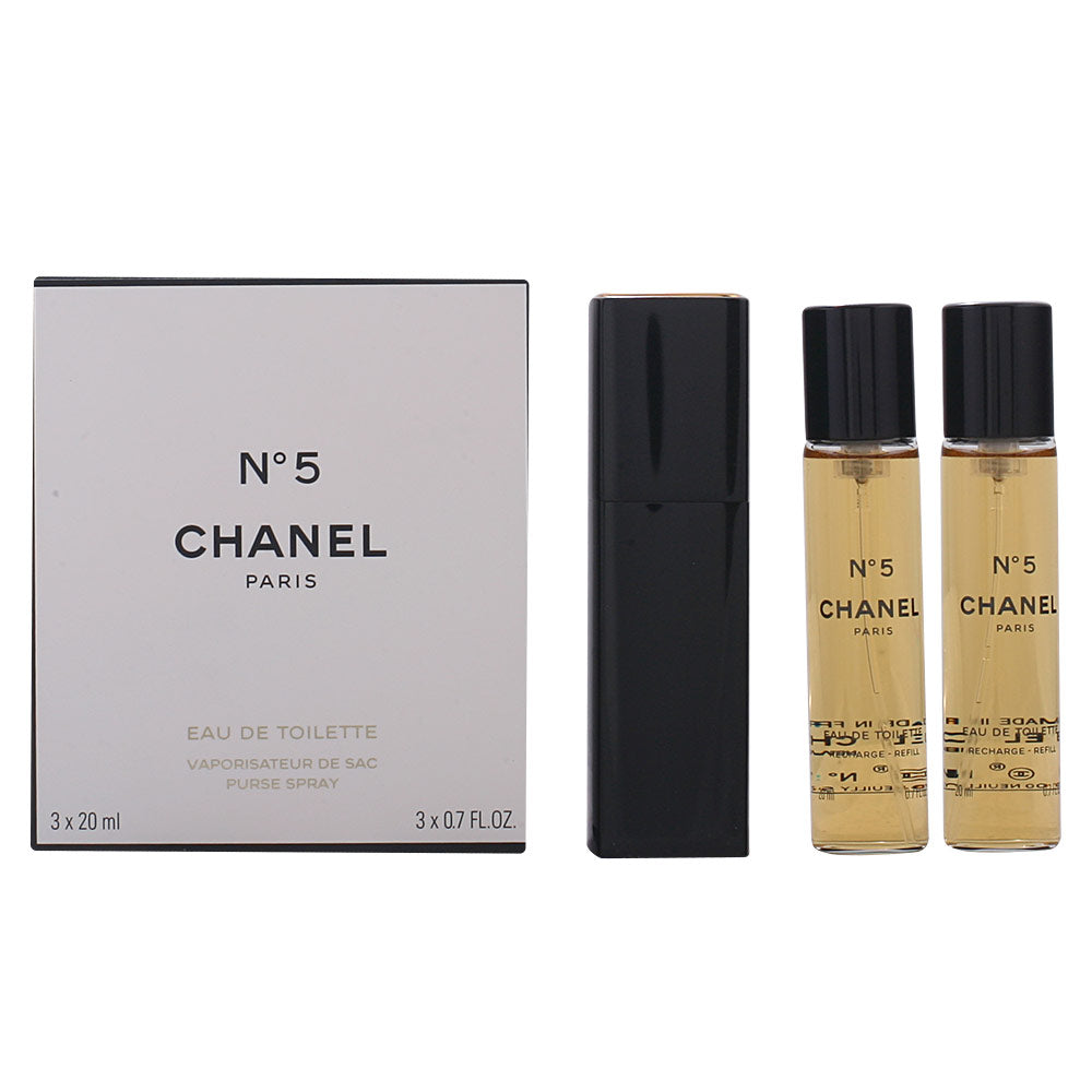 Chanel Nº 5 Eau De Toilette Purse Spray 3 X 20 Ml - Salevare.com