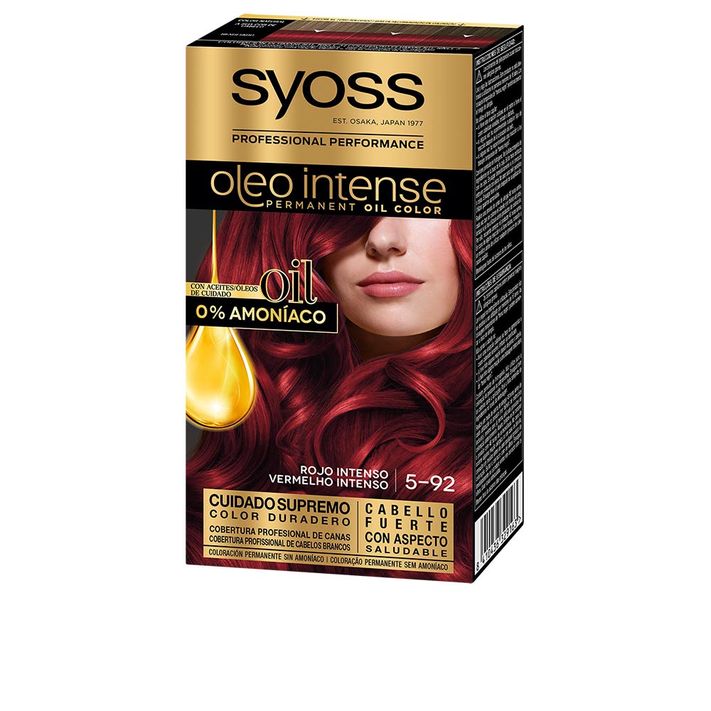 Syoss Oleo Intense Ammonia-Free Hair Color #5.92-Intense Red 5 Pz