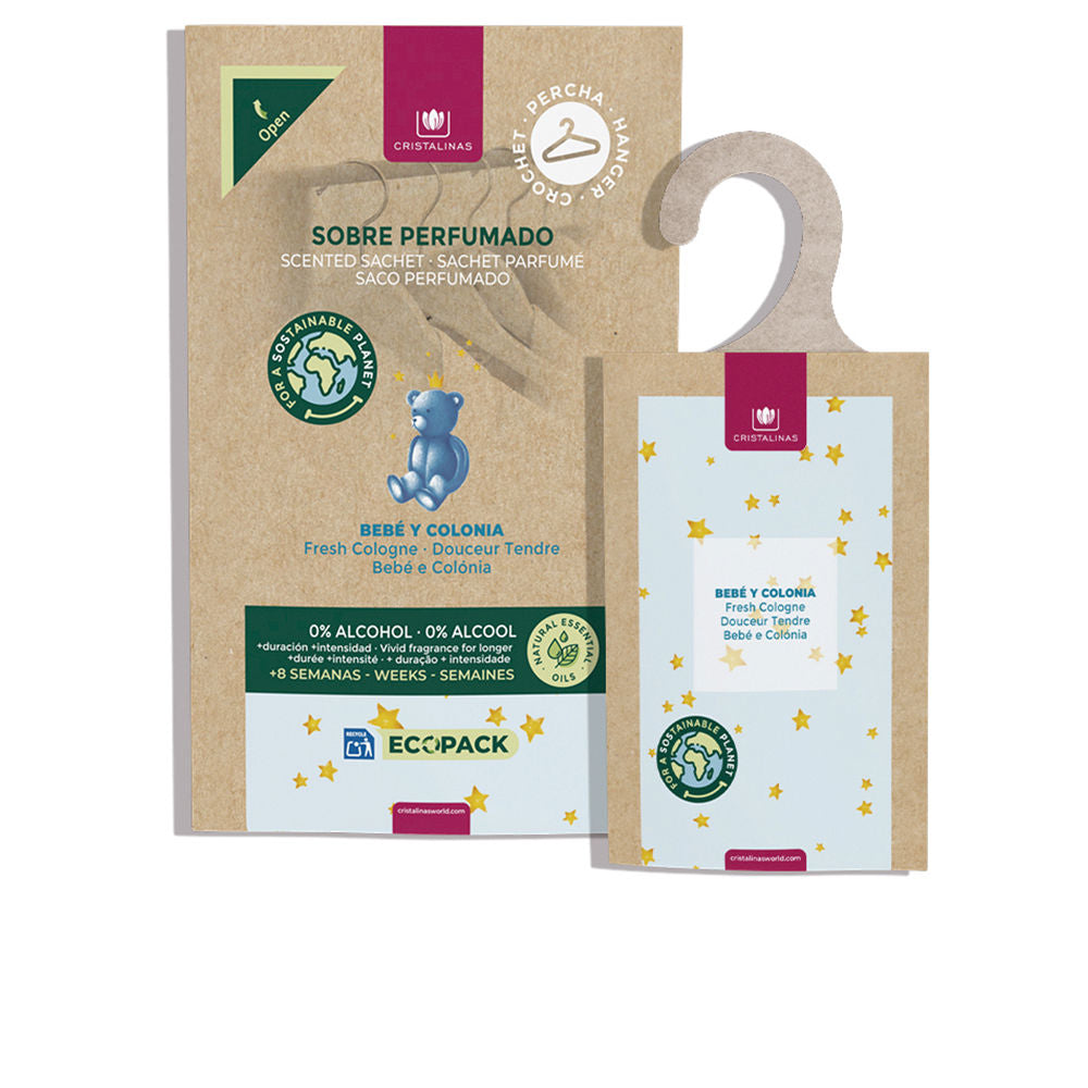 Cristalinas Closet Air Freshener Ecopack 0% #Baby And Cologne 1 U - Salevare.com