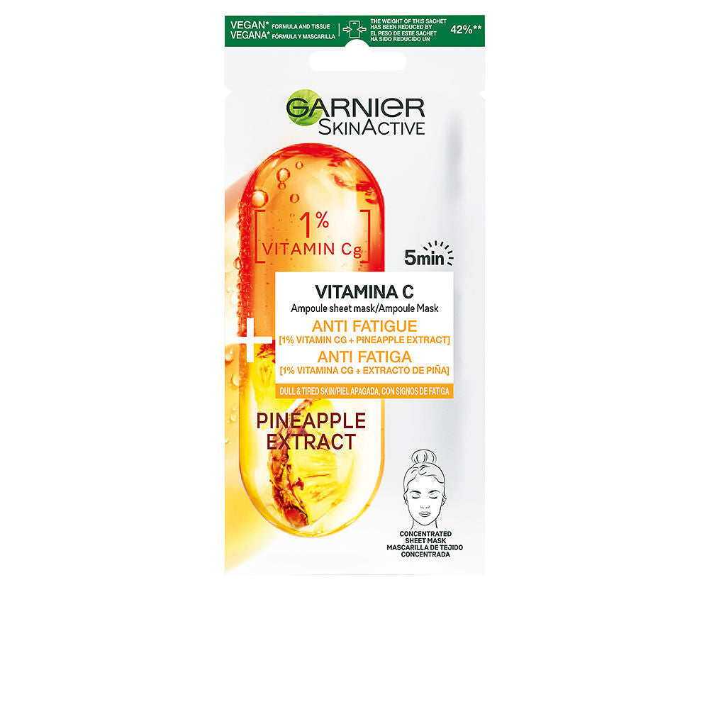 Garnier Skinactive Mascarilla Vitamina C Antifatiga 1 U - Salevare.com