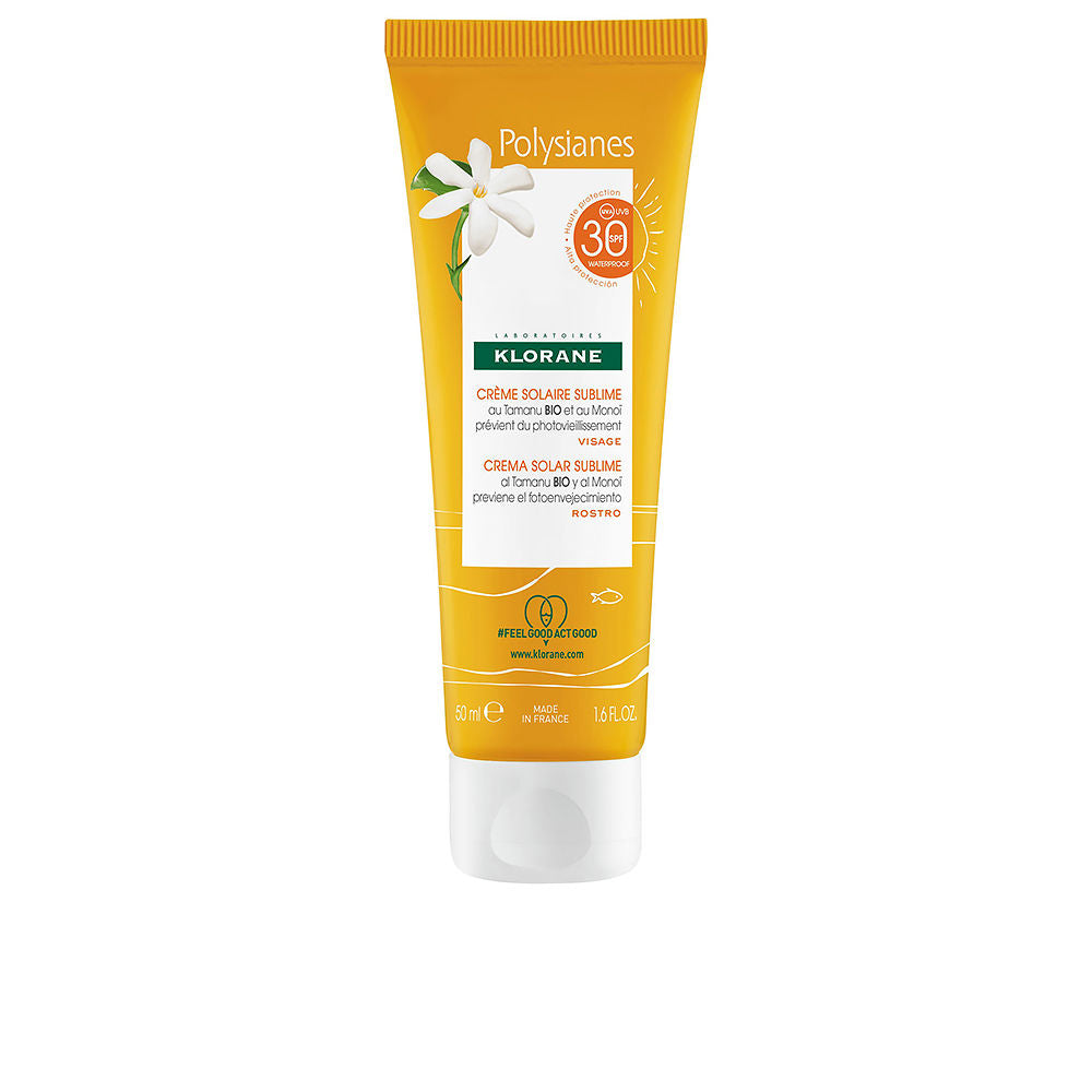 Klorane Polysianes Monoï Y Tamanu Bio Sublime Sun Cream Spf30 50 Ml - Salevare.com