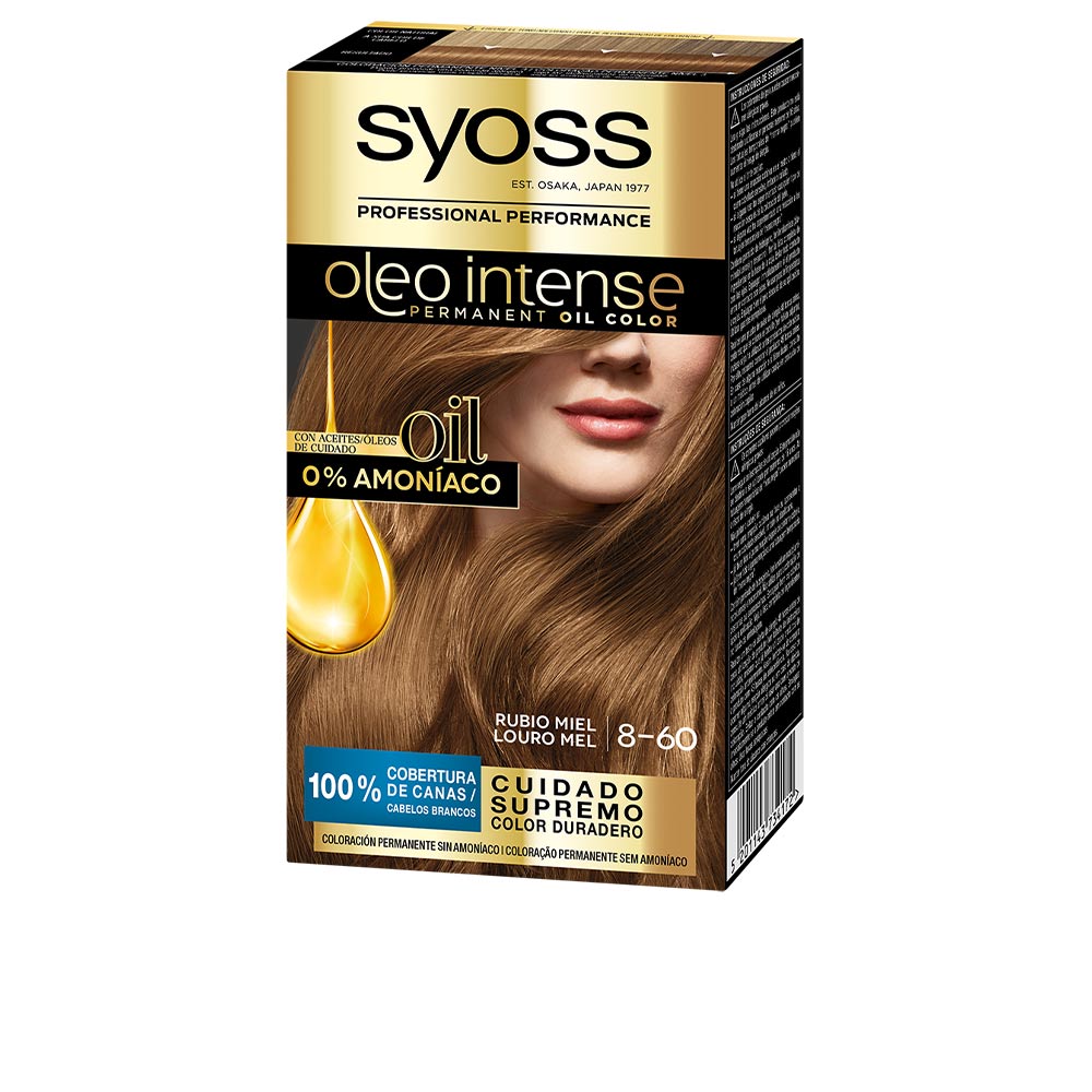 Syoss Oleo Intense Ammonia-Free Hair Color #8.60-Honey Blonde 5 Pz