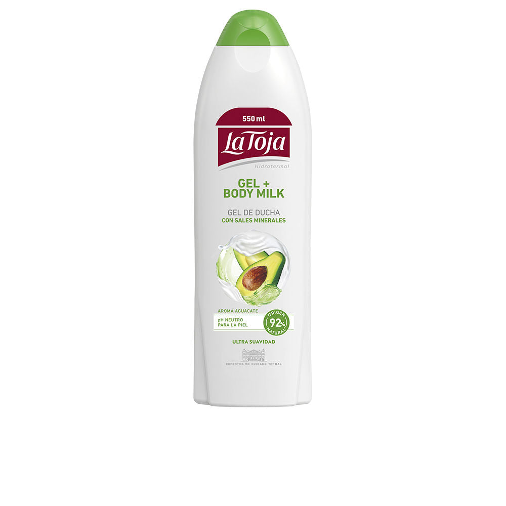 La Toja Avocado Shower Gel + Cream 550 Ml - Salevare.com
