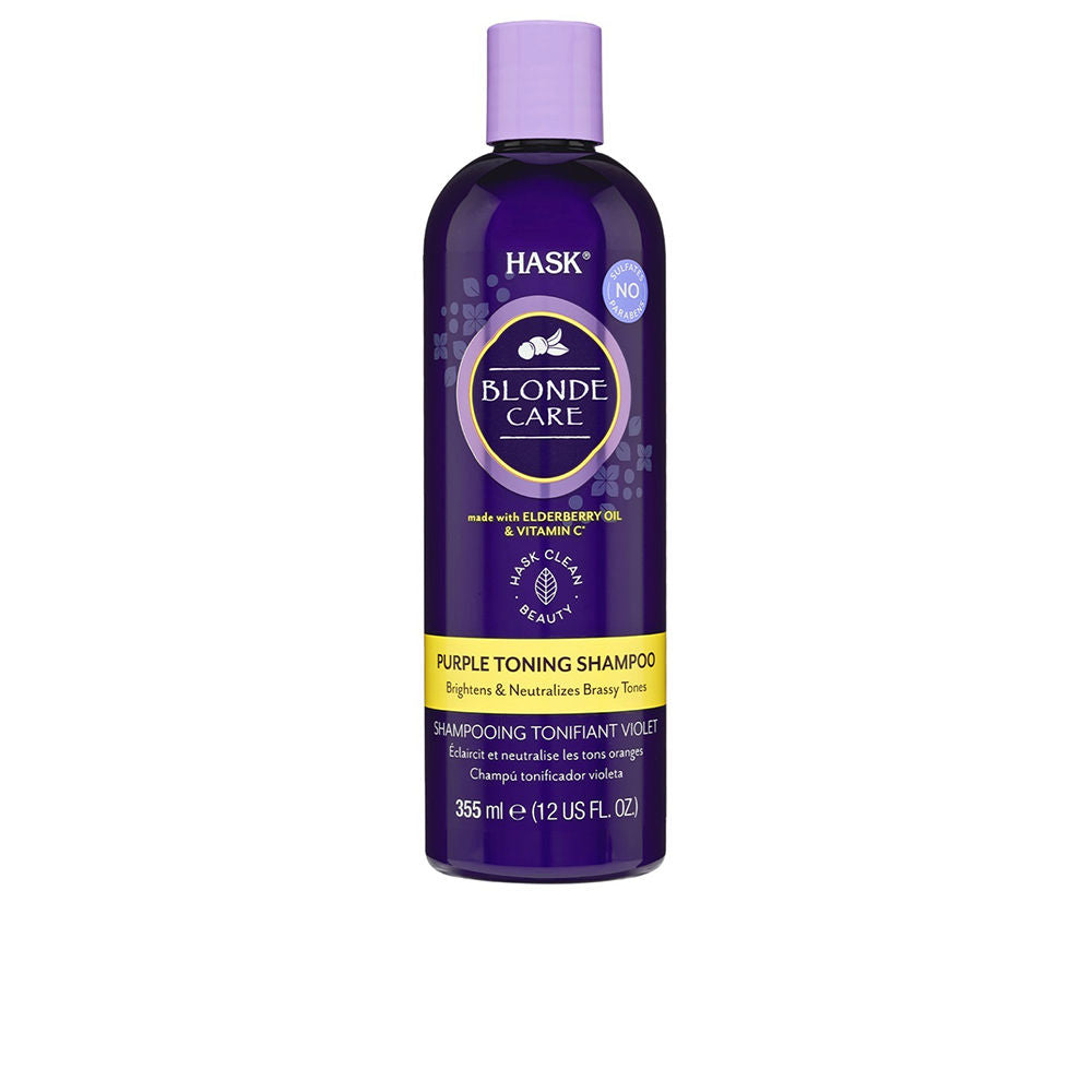 Hask Blonde Care Purple Toning Shampoo 355 Ml