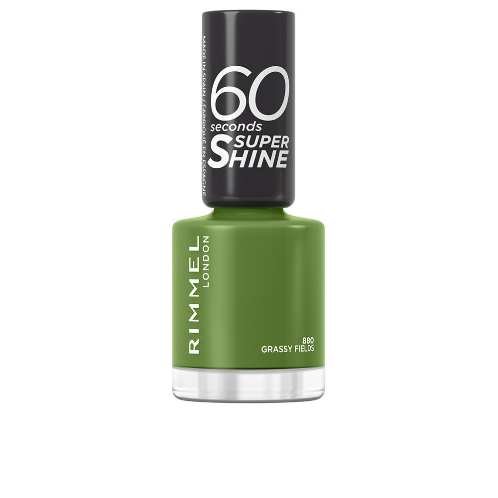 Rimmel London 60 Seconds Super Shine Nail Polish #880-Grassy Fieldsh 8 Ml - Salevare.com