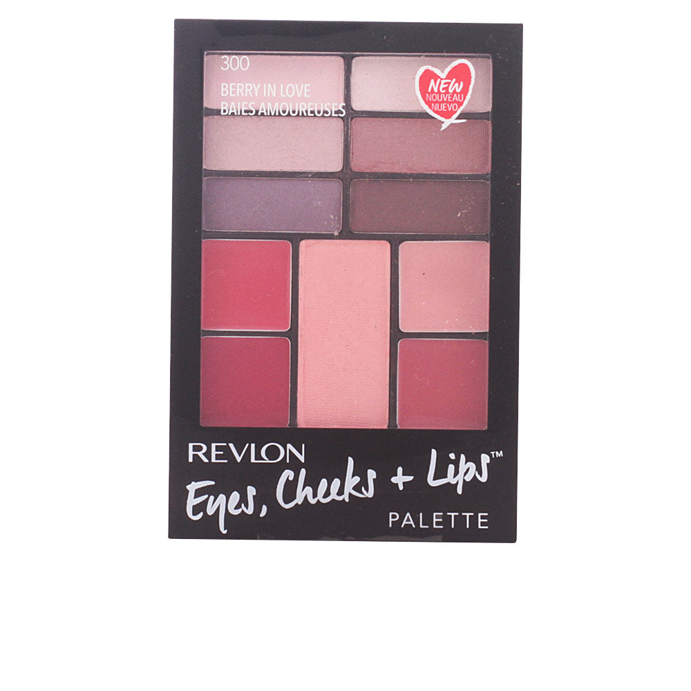 Revlon Mass Market Palette Eyes, Cheeks + Lips #300-Berry In Love 1 U - Salevare.com