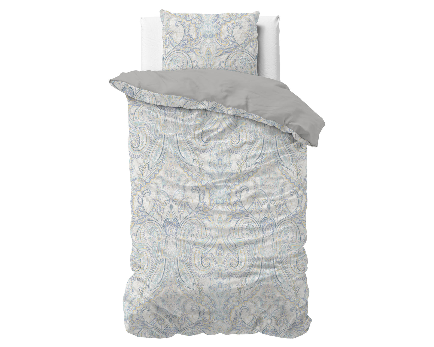 Duvet Cover Set Cherine Gray 140 x 200/220