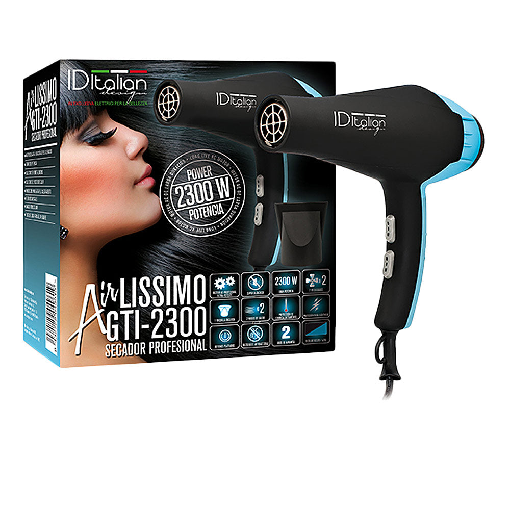 Id Italian Airlissimo Gti 2300 Professional Dryer #Blue 1 U
