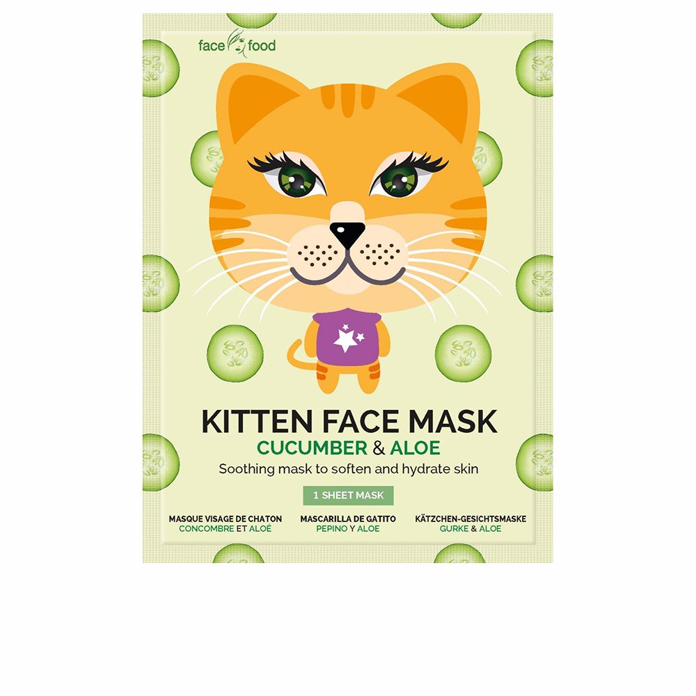 7Th Heaven Animal Kitten Face Mask 1 U - Salevare.com